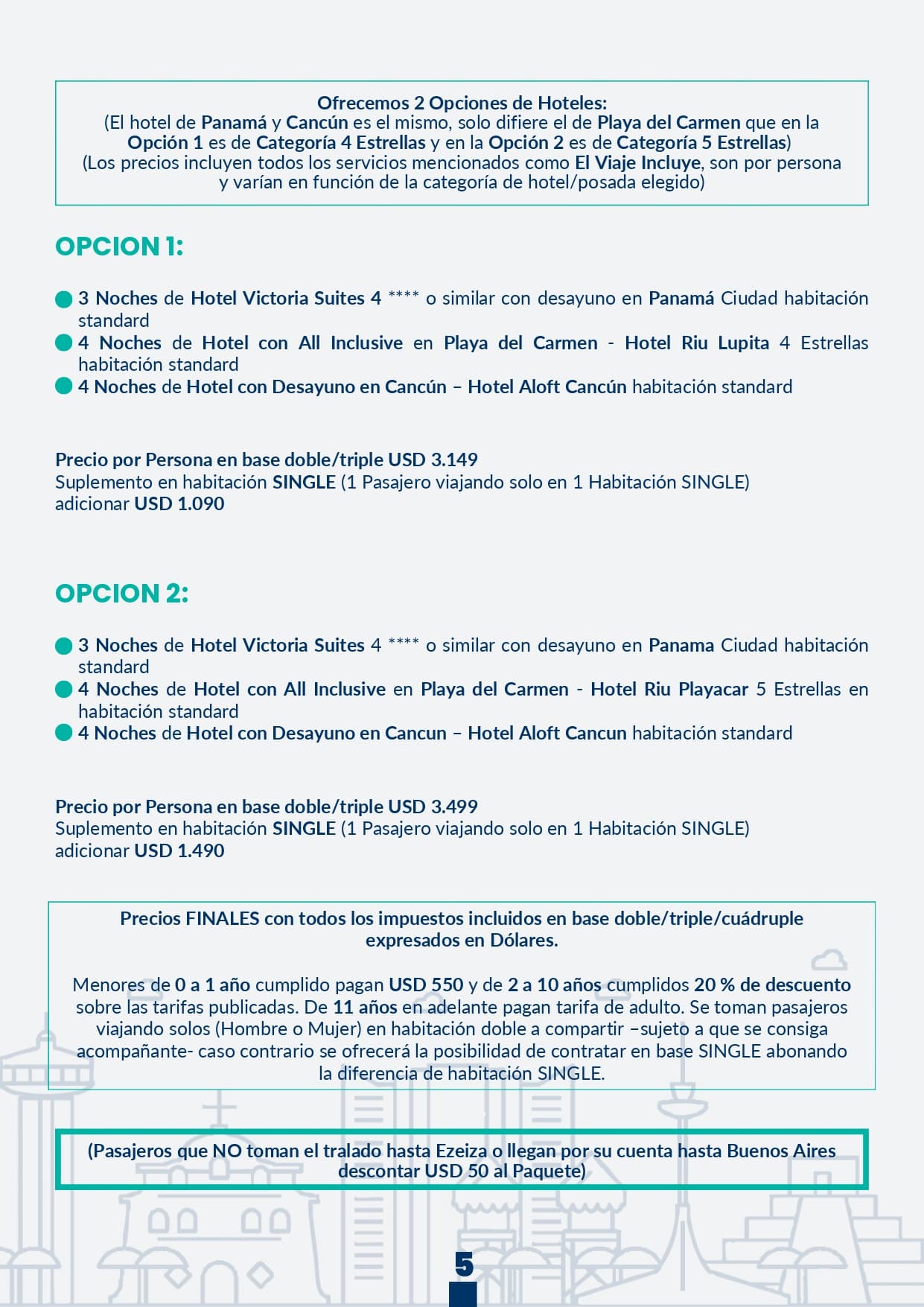 CANCUN CON PLAYA DEL CARMEN Y PANAMA - imagen 4